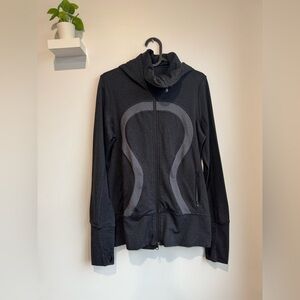 Lululemon In Stride Jacket Charcoal and Gray